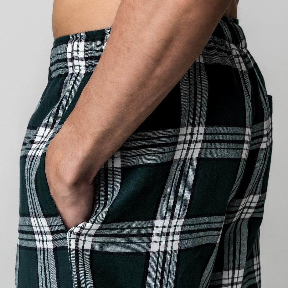 Manor Man Set pigiama a quadri  