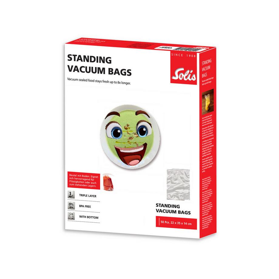 Solís Sacchetti sottovuoto 50 Standing Vacuum Bags 