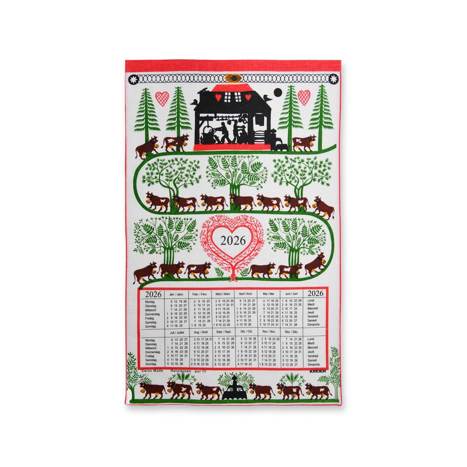 Kreier Calendario Lino 2026 erbe 