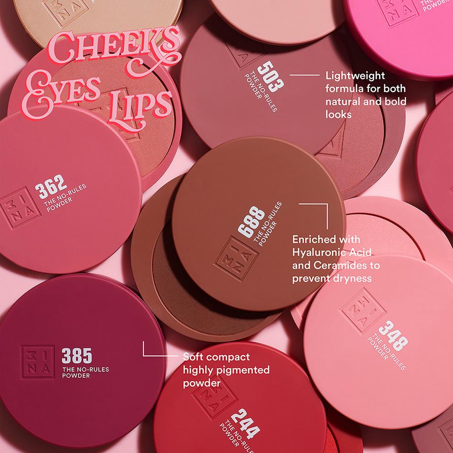 3INA  The No-Rules Powder Blush 