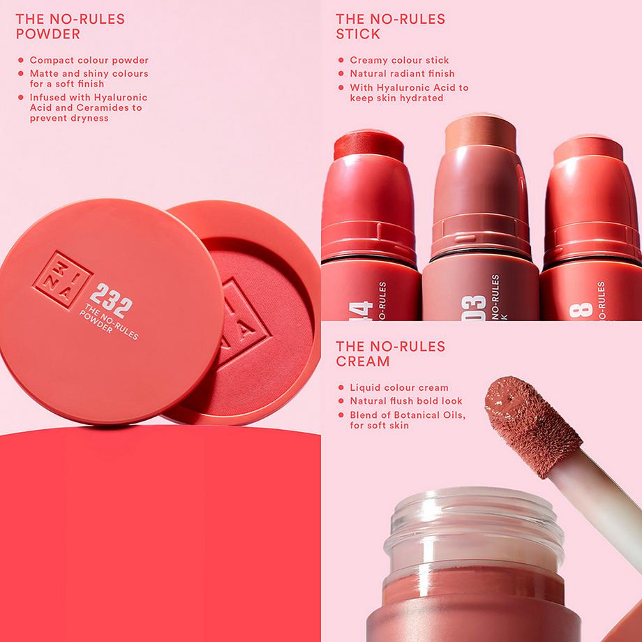 3INA  The No-Rules Powder Blush 