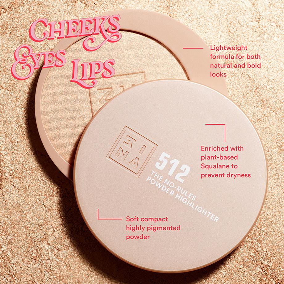3INA  No-Rules Powd Highlighter 