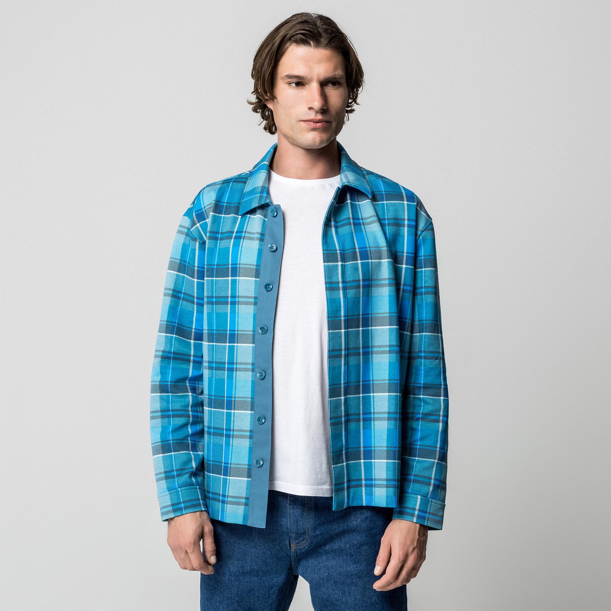 Manor Man Overshirt a Quadri  