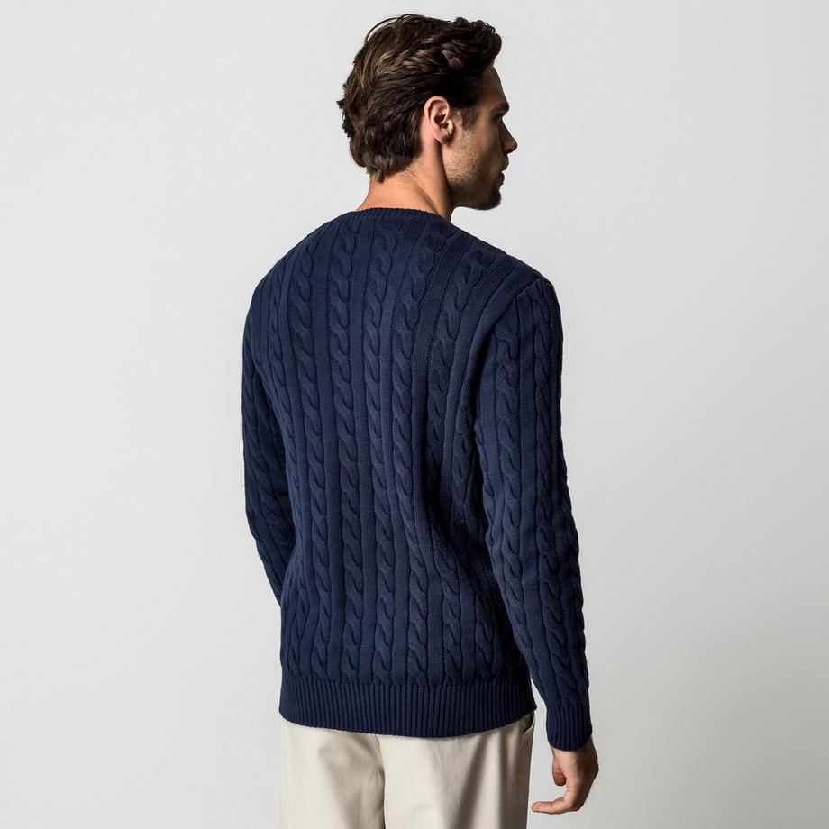 Manor Man Maglione a trecce  