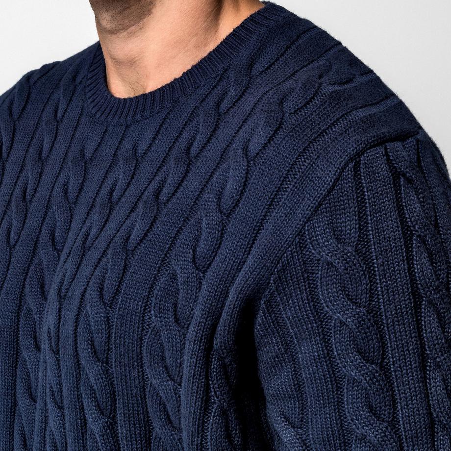 Manor Man Maglione a trecce  