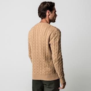 Manor Man Zopfmuster Pullover  