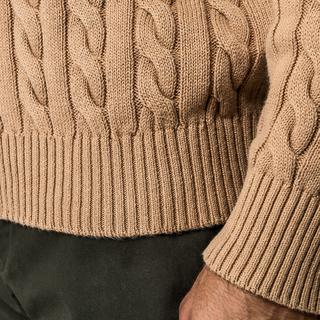Manor Man Zopfmuster Pullover  