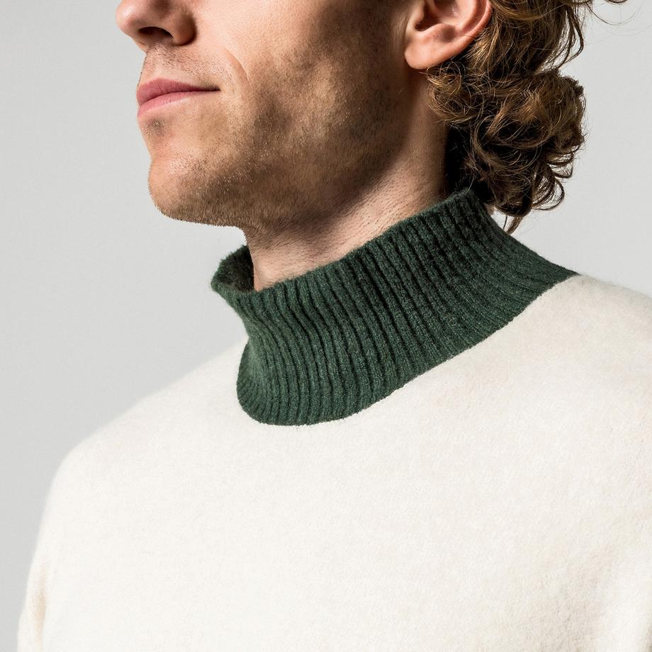 Manor Man Pullover Regular Fit Col Montant  