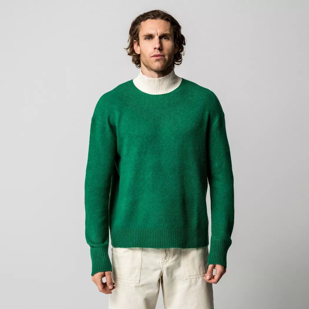 Manor Man - Pullover, für Herren, Grün, Größe M