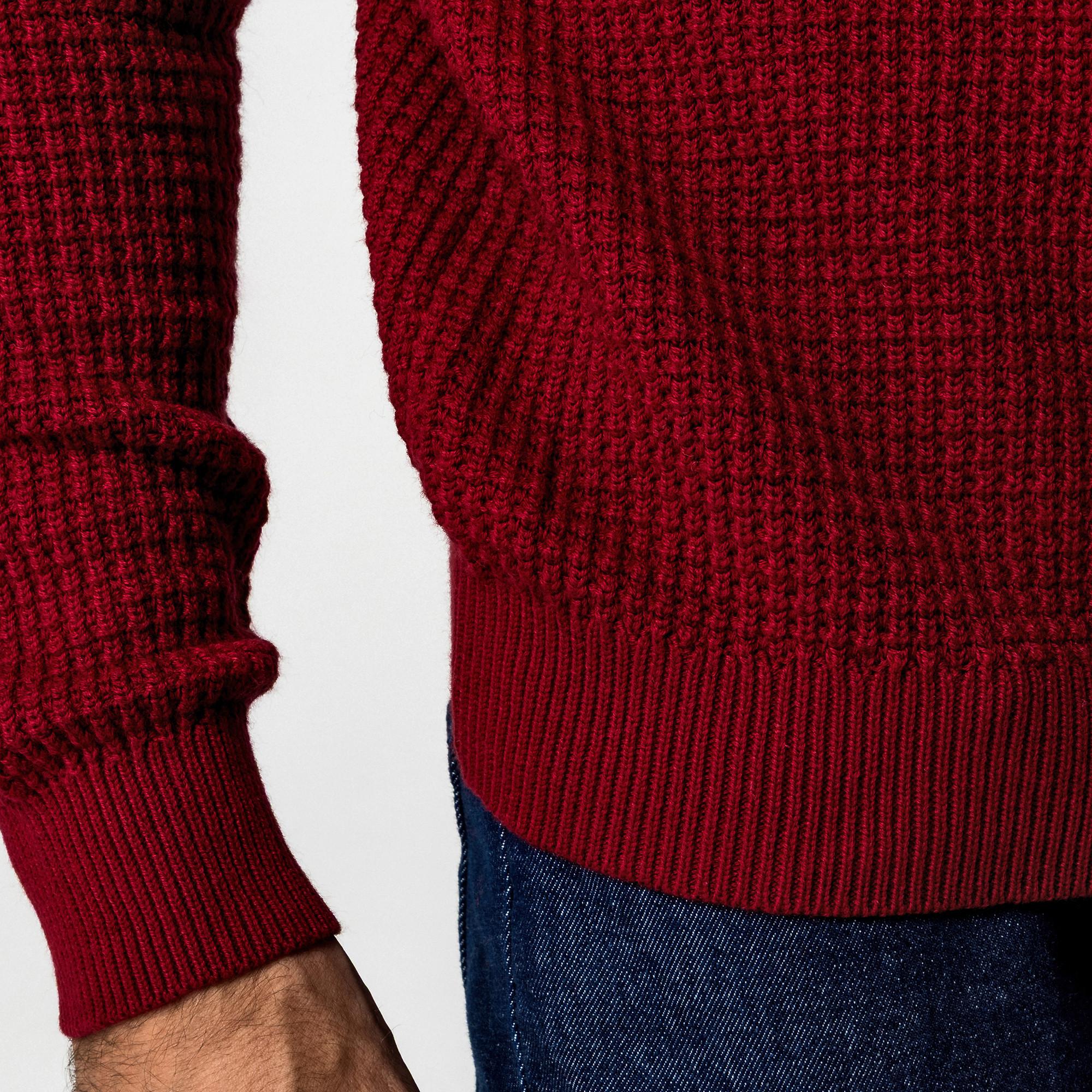Manor Man Color Block Strickpullover  