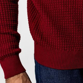 Manor Man Color Block Strickpullover  