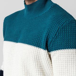 Manor Man Pullover Lavorato a Maglia Color Block  