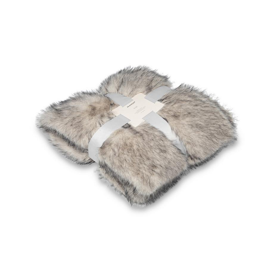 Plaid en fausse fourrure