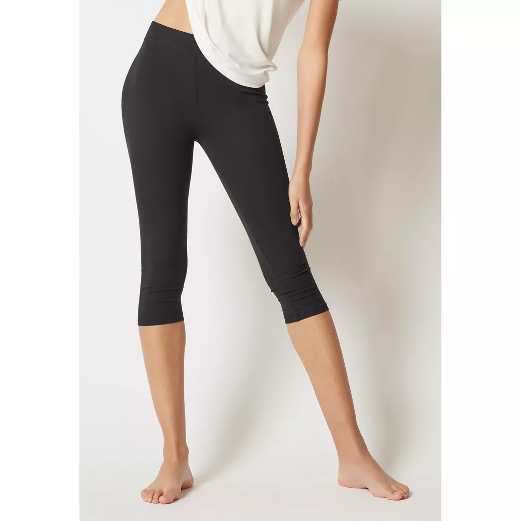 Skiny - Leggings, 3/4-Länge, für Damen, Black, Größe 40