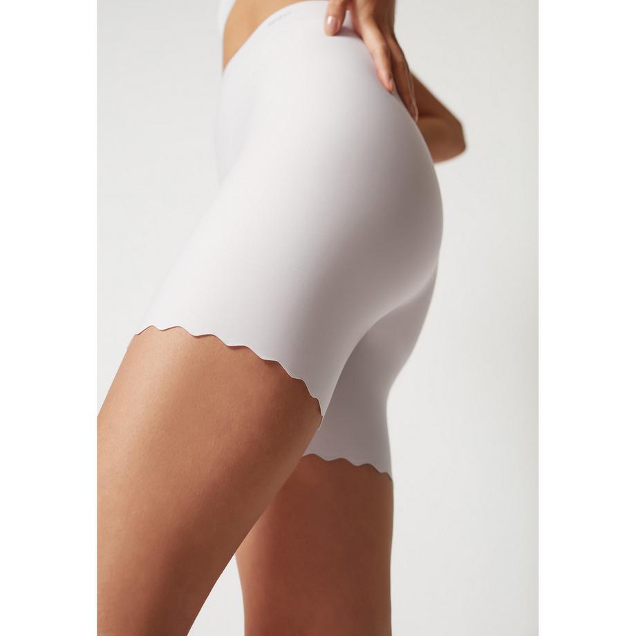 Skiny Micro Essentials Short cycliste ourlet festonné  