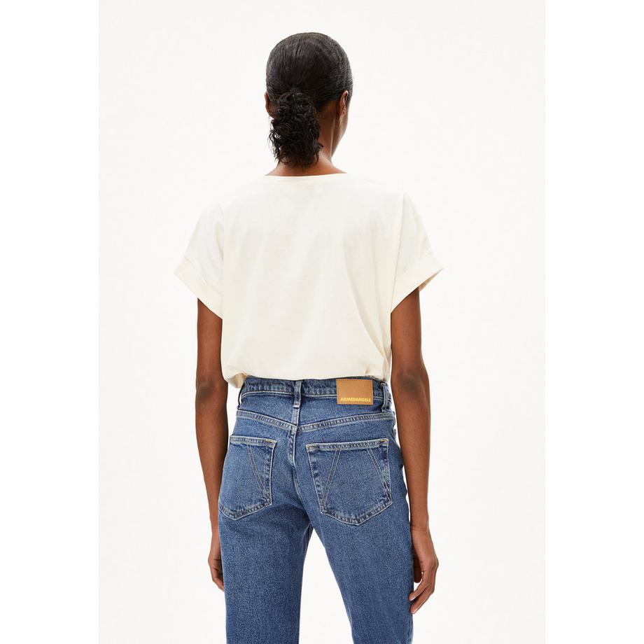 ARMEDANGELS T-shirt con maniche risvoltate  