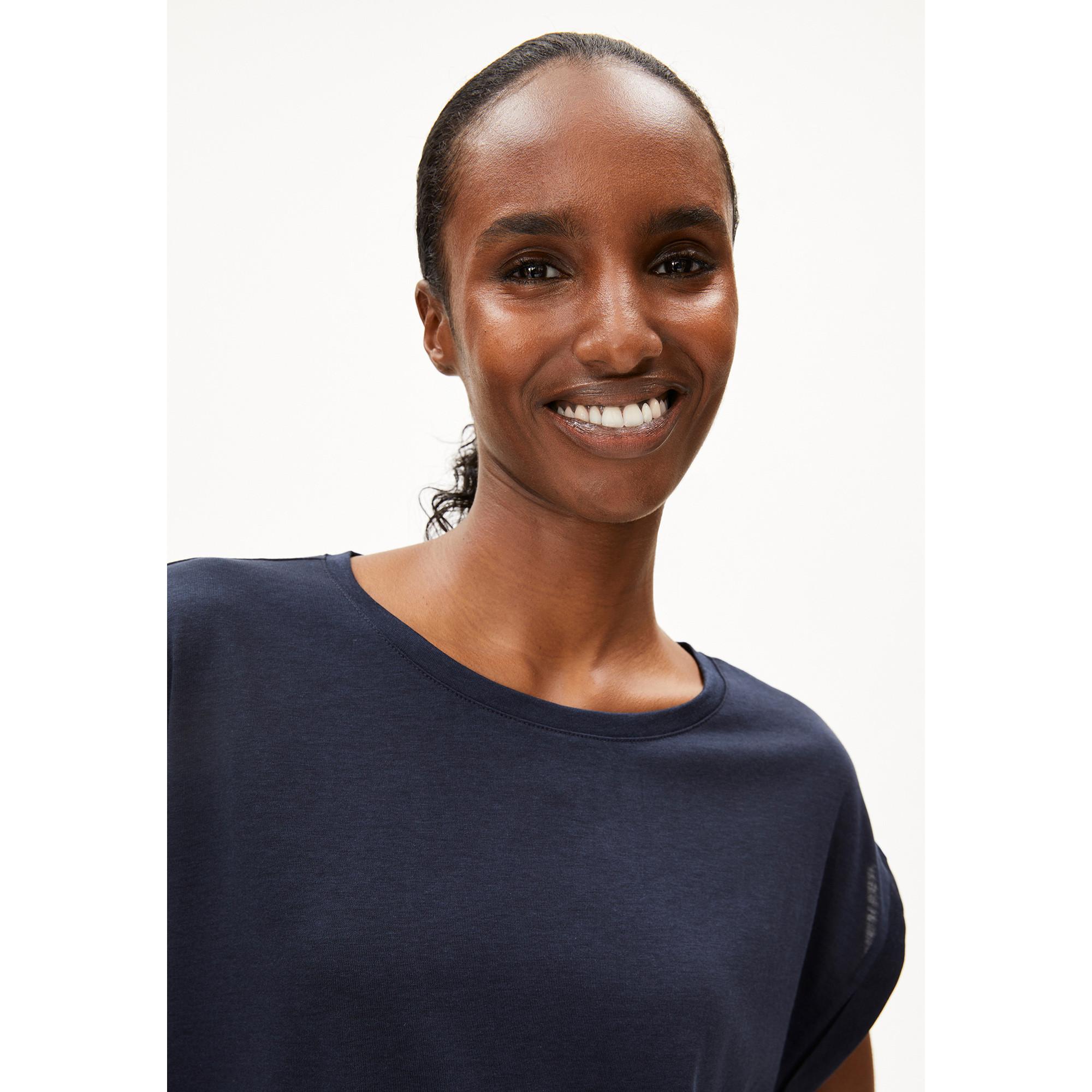 ARMEDANGELS T-Shirt Col Rond Manches Courtes  