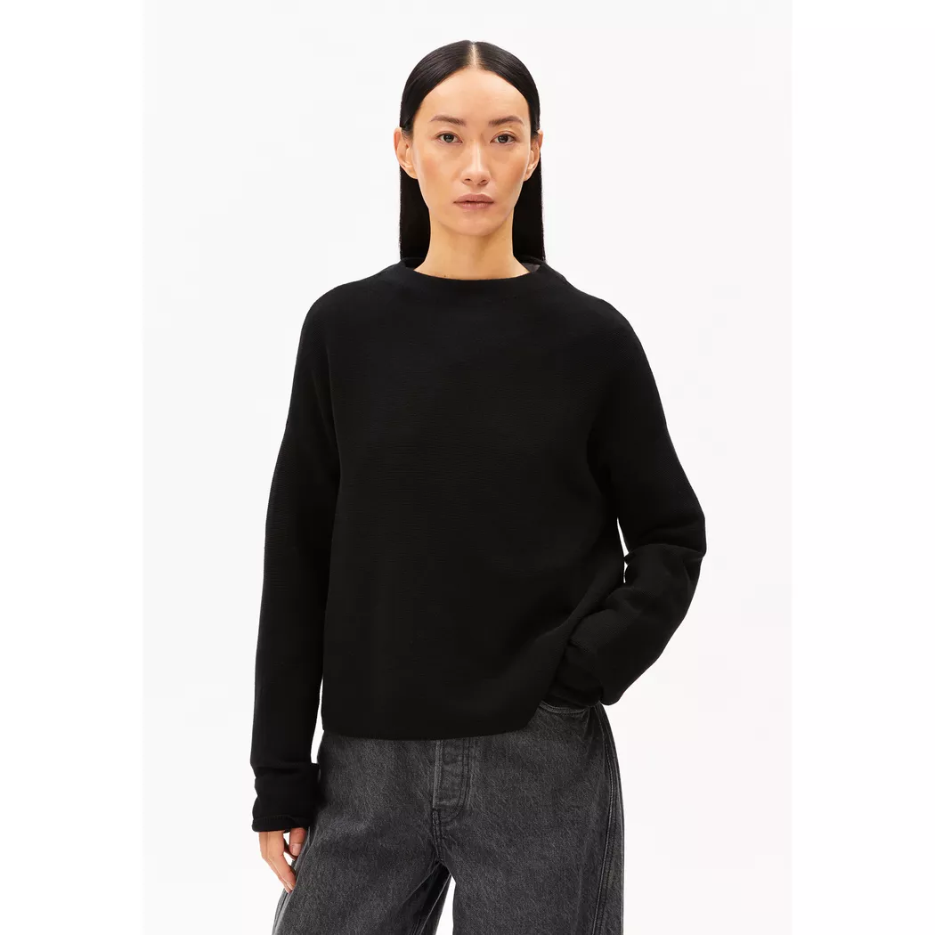 ARMEDANGELS Pullover MERINAA schwarz   M damen