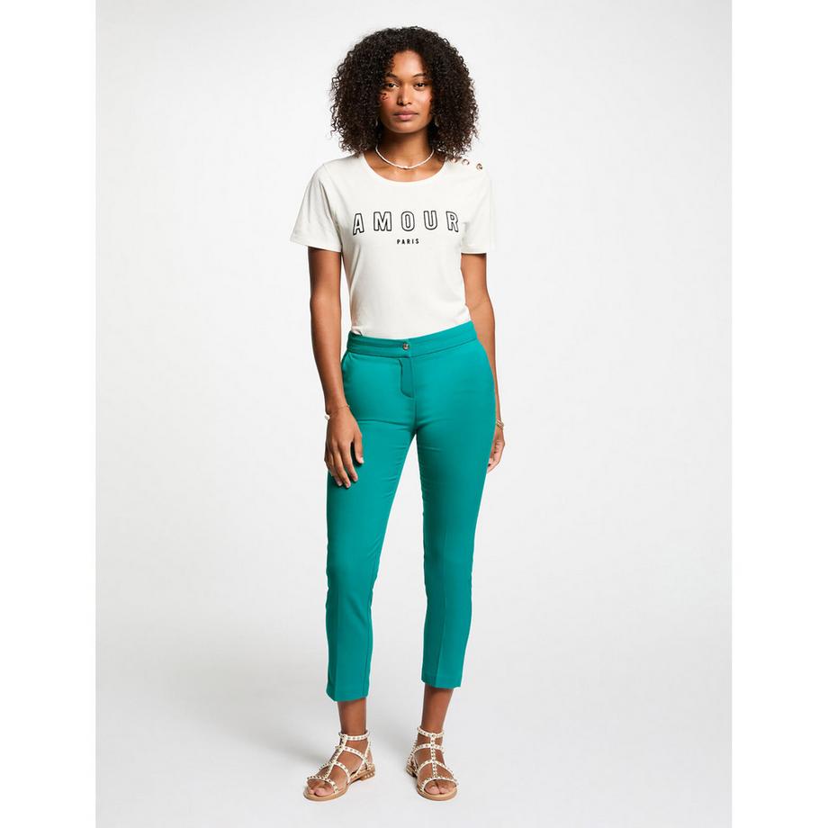 MORGAN 7/8 Länge Slim Fit Hose  