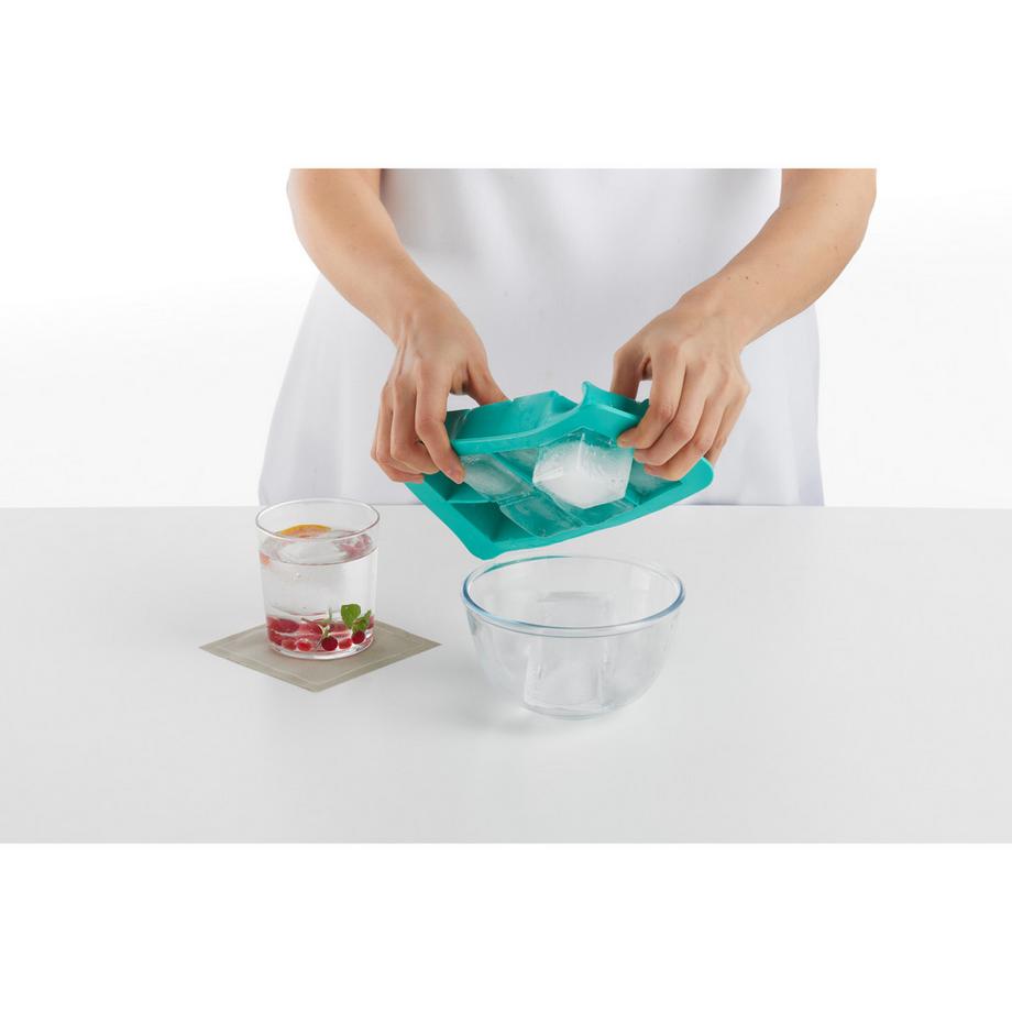 Lékué Macchina per cubetti di ghiaccio XL Quadrato 