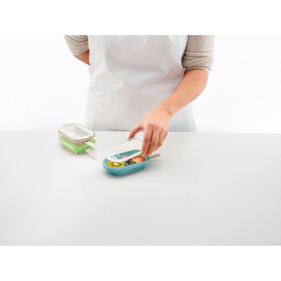 LeKUe Eis am Stiel-Formen-Set Mediterran 