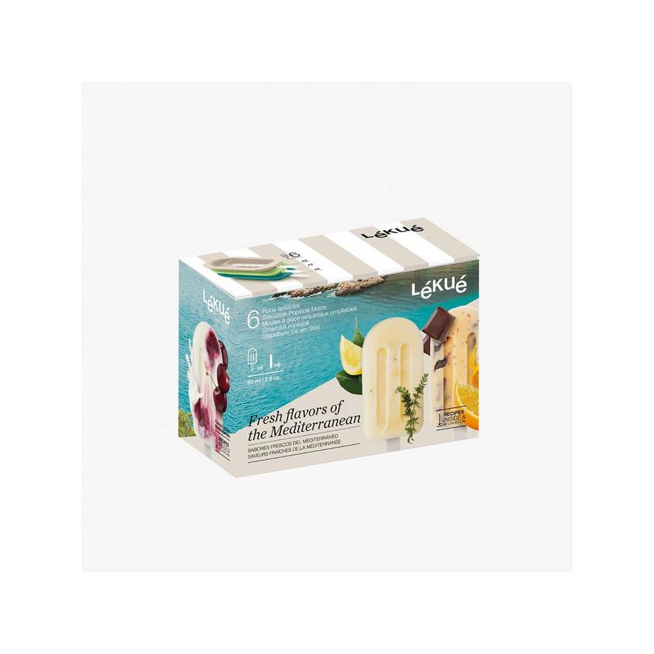 Lékué Set formine ghiaccio Mediterraneo 