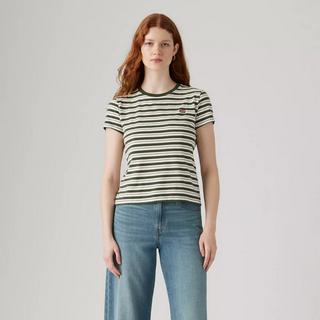 Levi's® T-shirt a righe a maniche corte girocollo  
