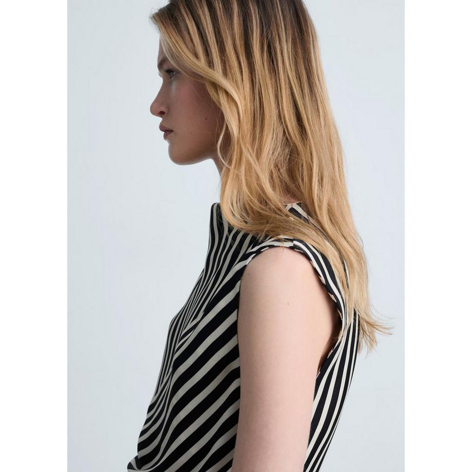 MANGO DUNIA Chemisier rayé sans manches  