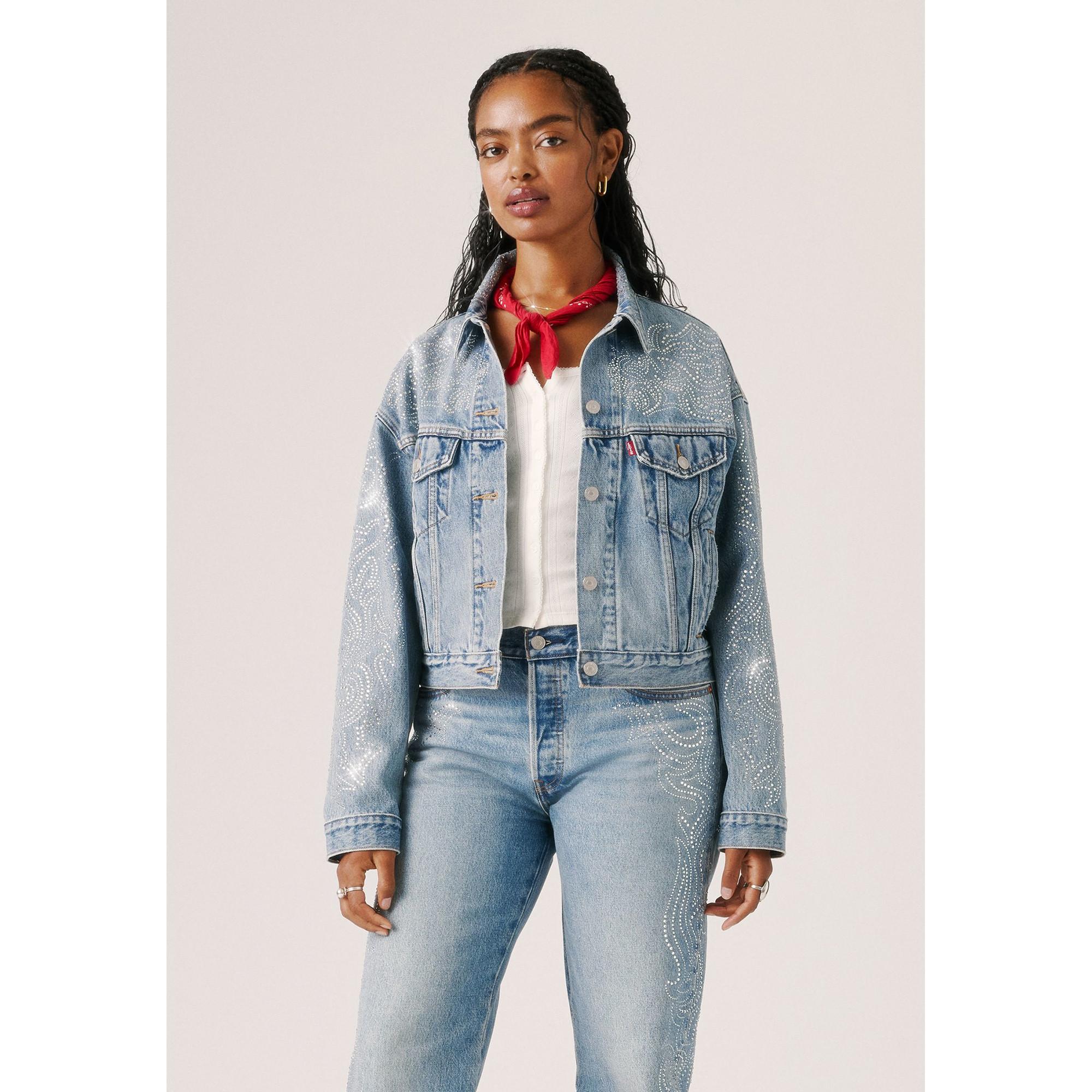 Levi's® Beyoncé X Shrunken 90s Trucker Jacke  
