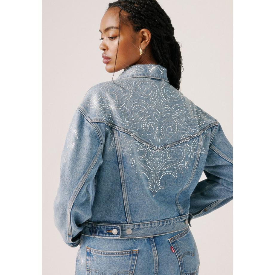 Levi's® Beyoncé X Shrunken 90s Trucker Jacke  