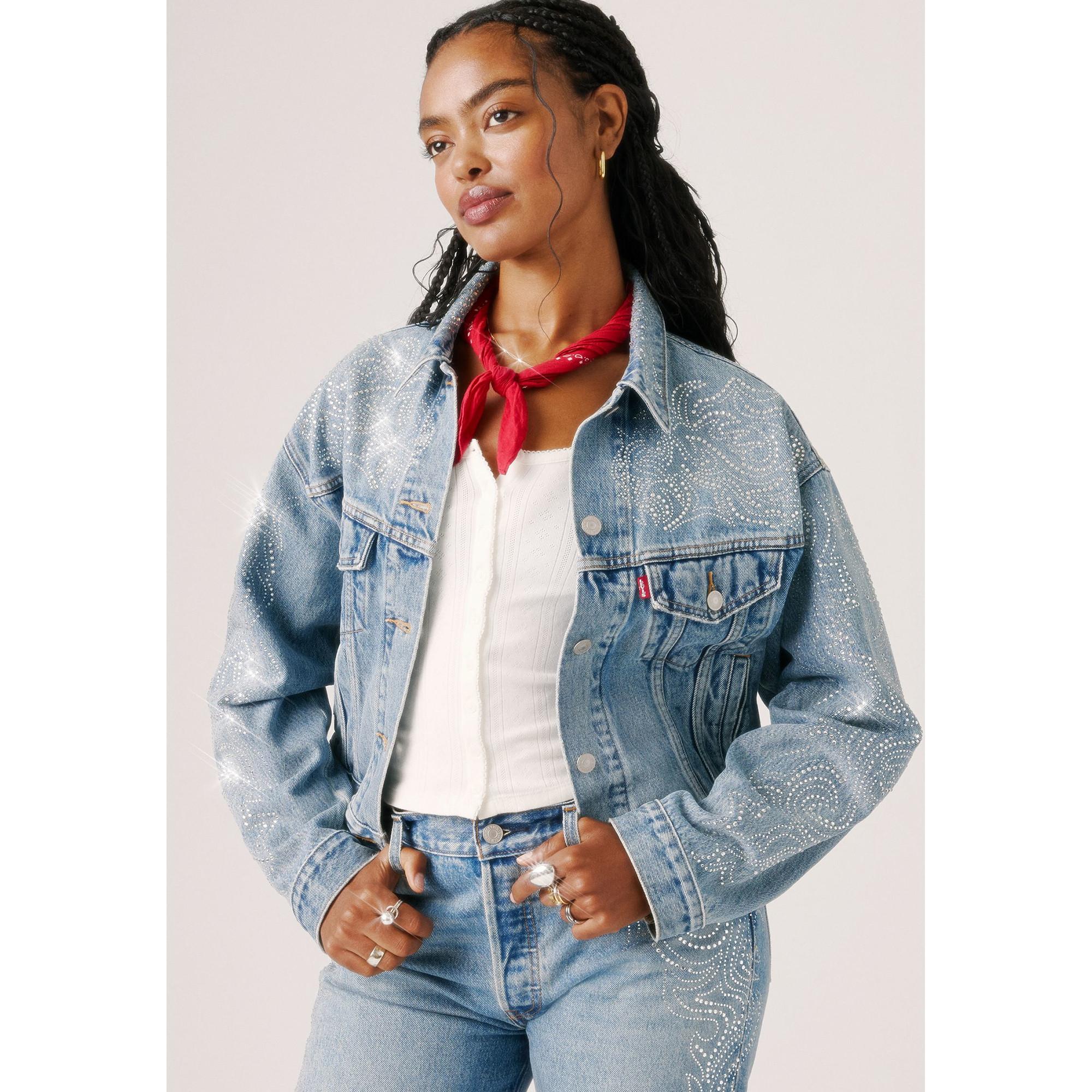 Levi's® Beyoncé X Shrunken 90s Trucker Jacke  