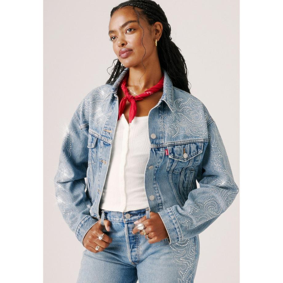 Levi's® Beyoncé X Shrunken 90s Trucker Jacke  