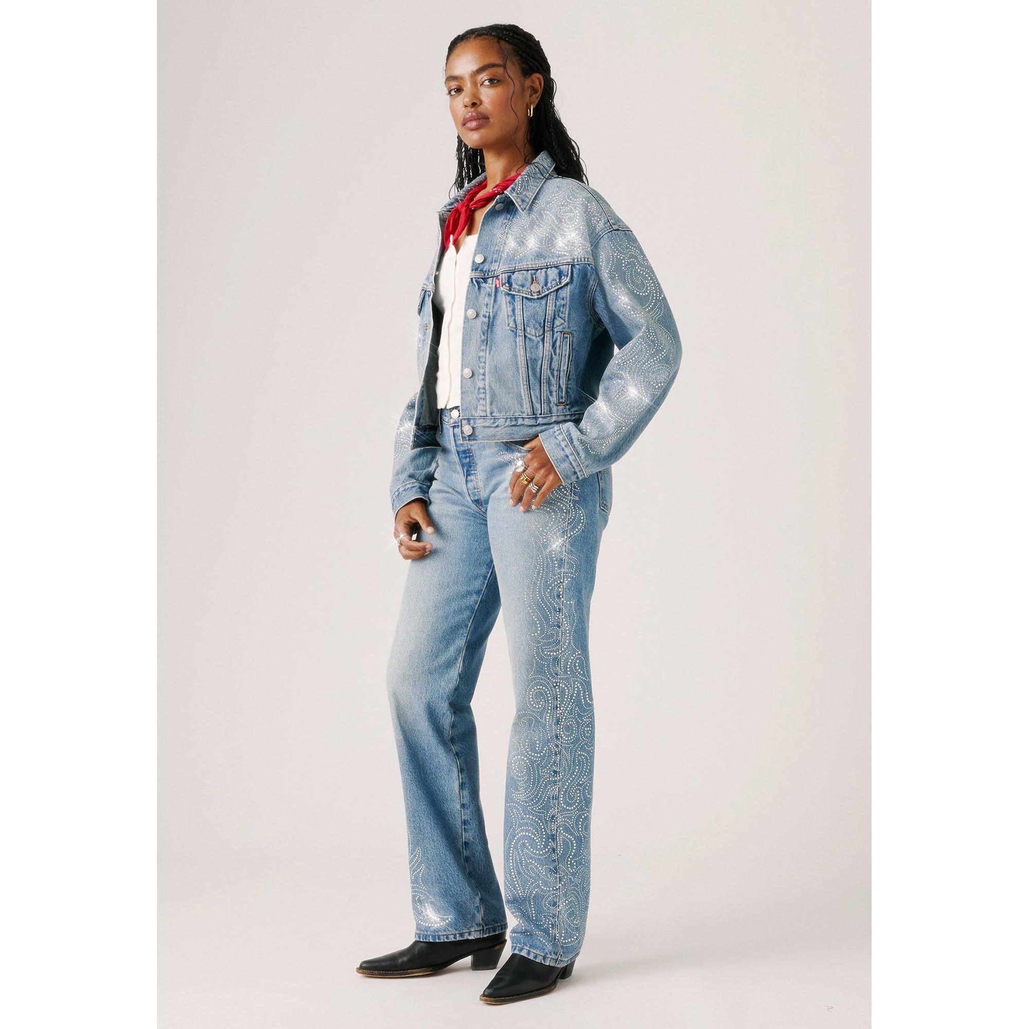 Levi's® Beyoncé X Shrunken 90s Trucker Jacke  
