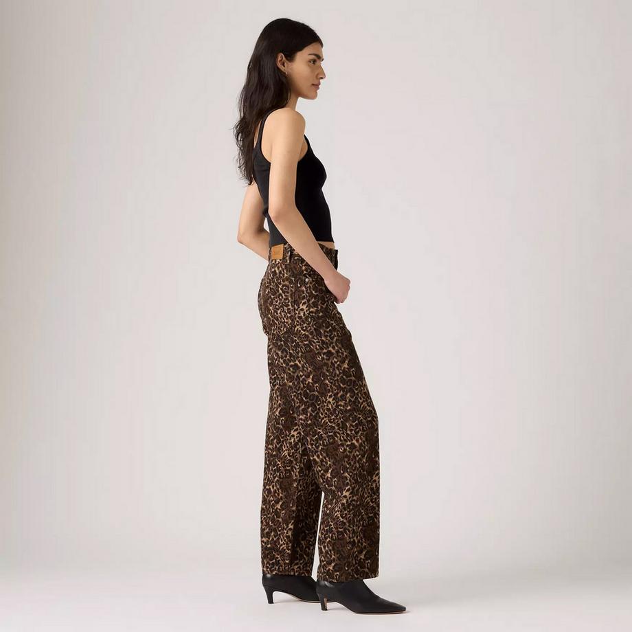 Levi's® Leopard Print Straight Leg Jeans  