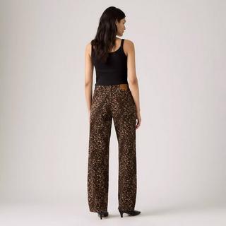 Levi's® Leopard Print Mid Rise Straight Leg Jeans  