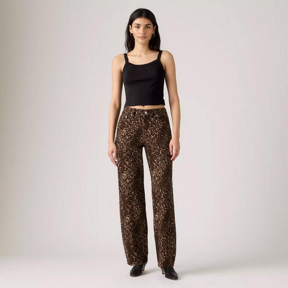 Levi's® Leopard Print Straight Leg Jeans  