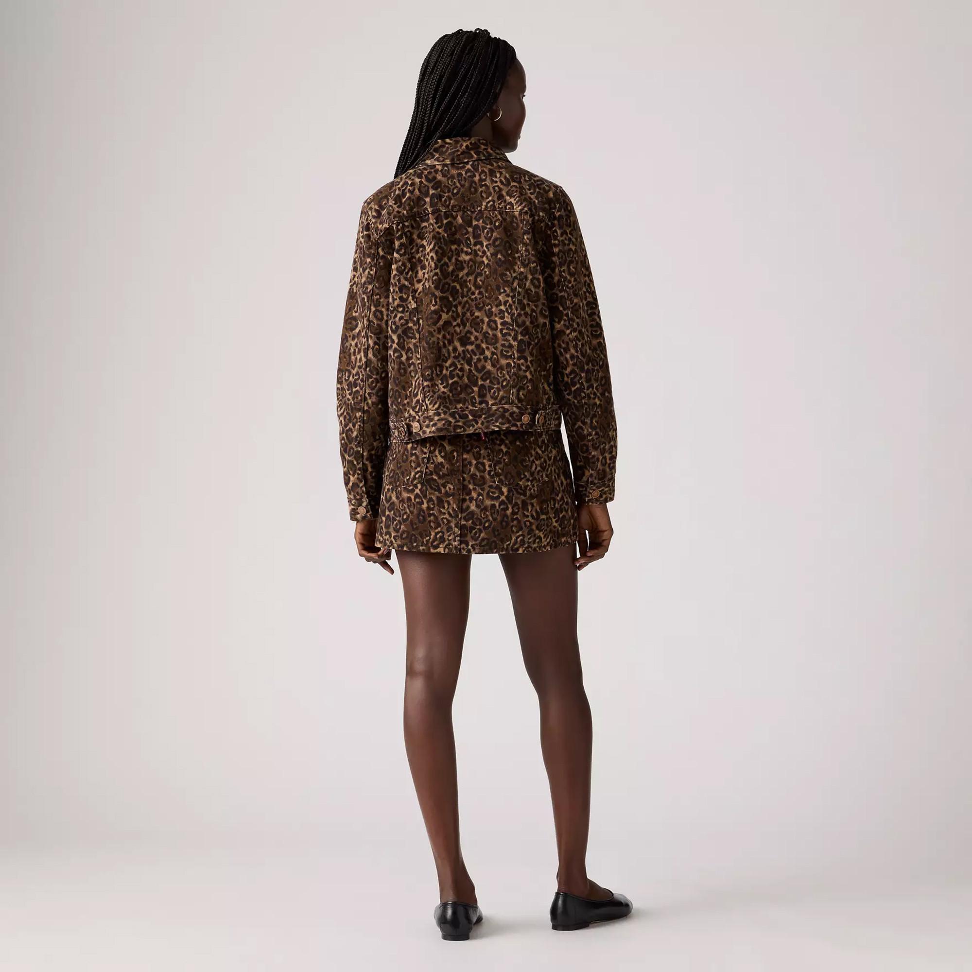 Levi's® Leopard Print Jeansjacke  