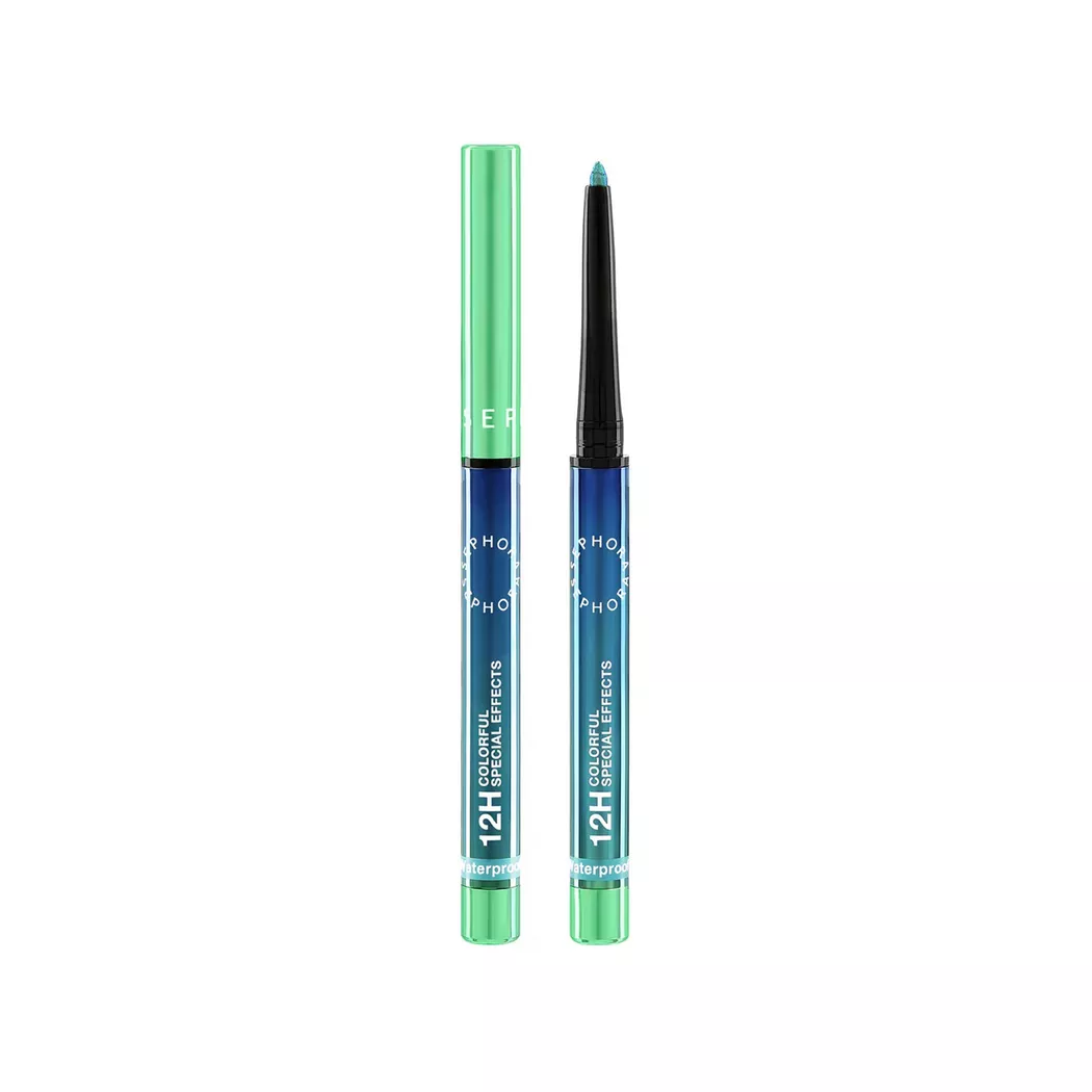 SEPHORA - 12h Colorful Special Effects - Einziehbarer Multichrome-Eyeliner, 0.20 g,  Green aurora