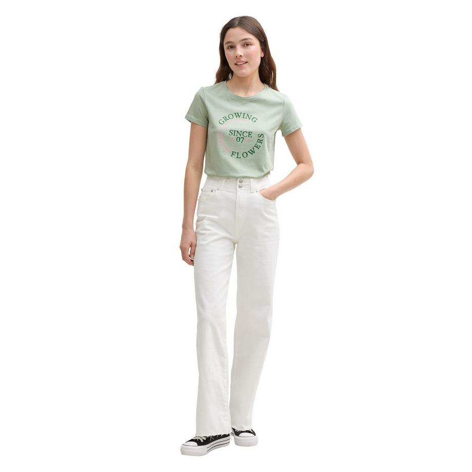 TOM TAILOR Denim T-shirt con stampa  