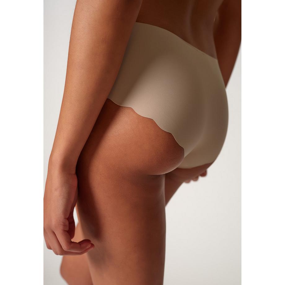 Skiny Micro Essentials Scalloped Edge Hipster Hose  