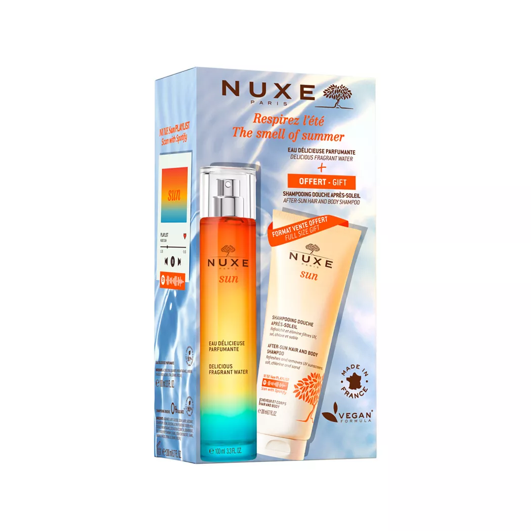 NUXE Sun Set Eau Délicieusse Parfumante + Shampooing Douche Après-Soleil