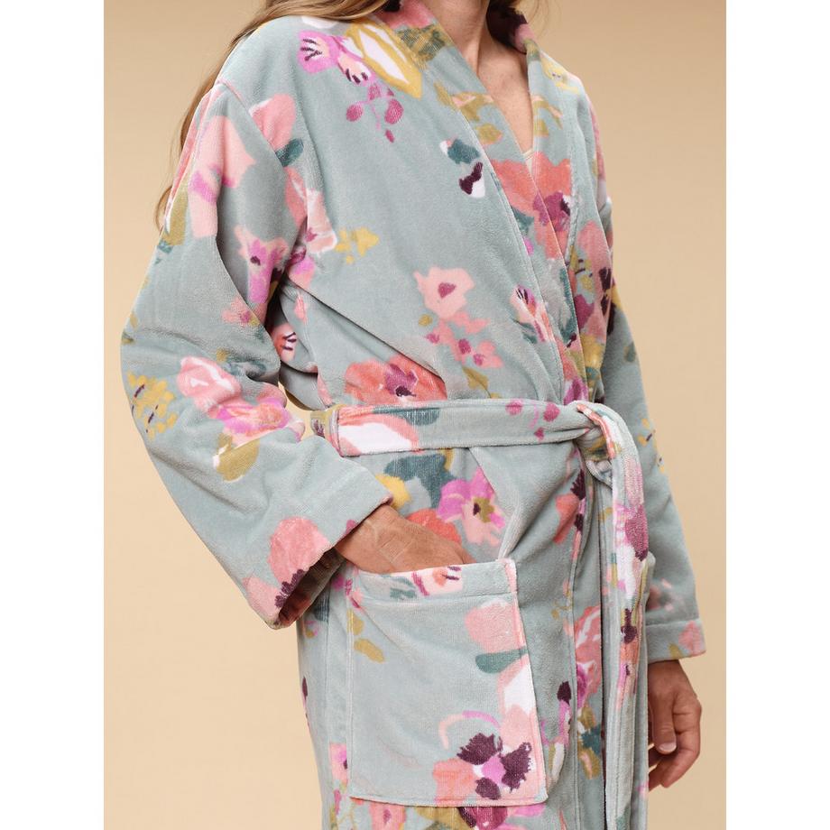 Kas Emeline Peignoir Unisexe Motif Floral  