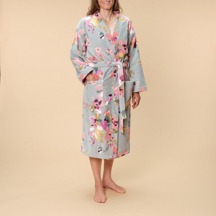 Kas Emeline Peignoir Unisexe Motif Floral  