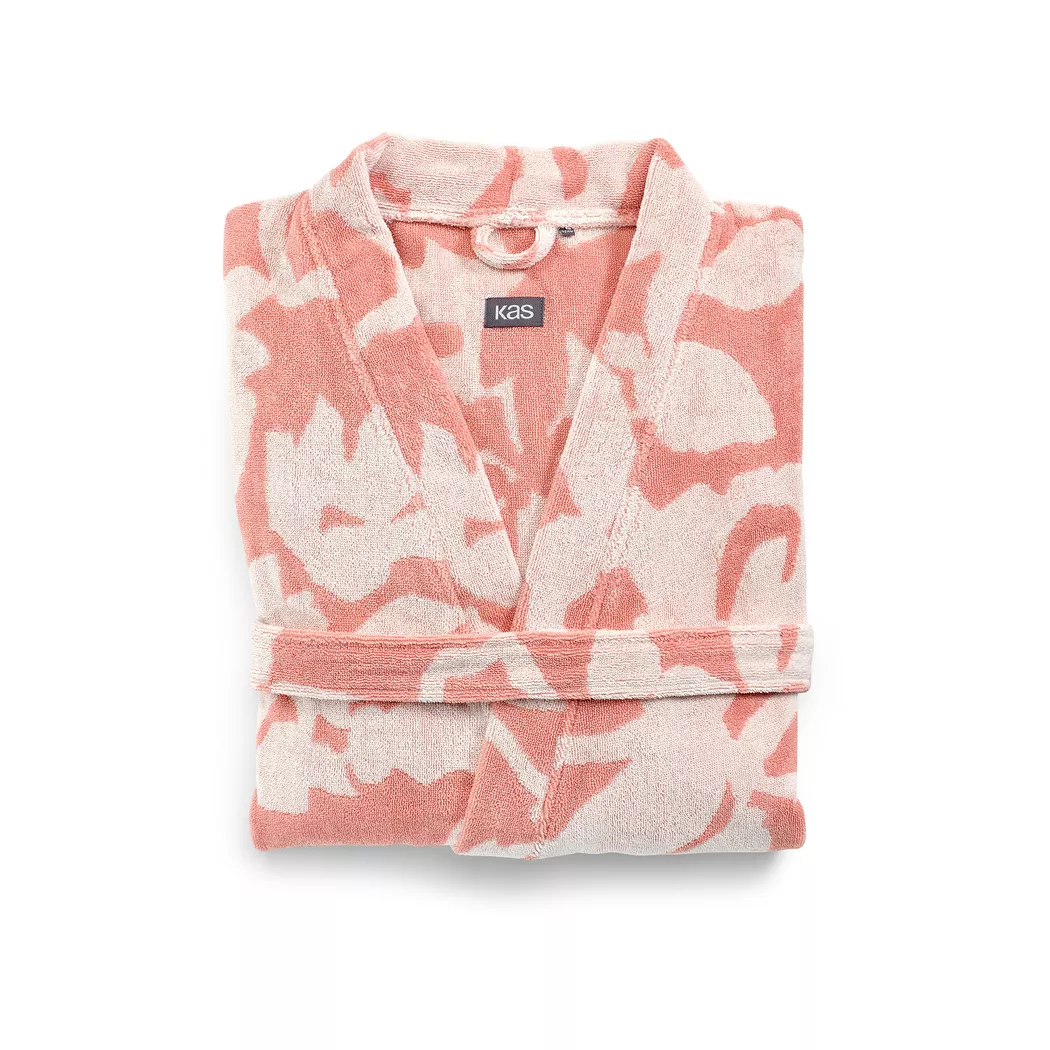 Kas - Bademantel, unisex, für Damen, Rosa, Größe S/M 2
