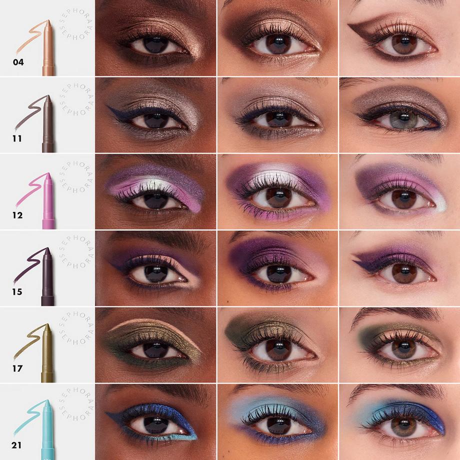 SEPHORA  12H Colorful - Ombre à paupières et crayon 