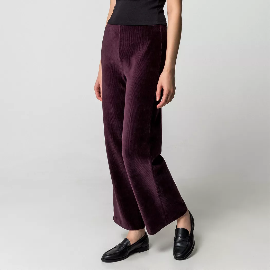 Anna Montana - Cordhose, Regular Fit, für Damen, Bordeaux, Größe 42