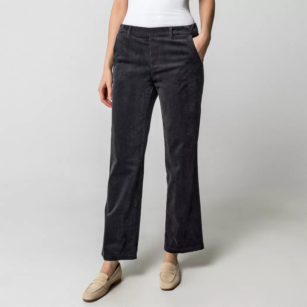 Anna Montana - Cordhose, Regular Fit, für Damen, Anthrazit, Größe 42