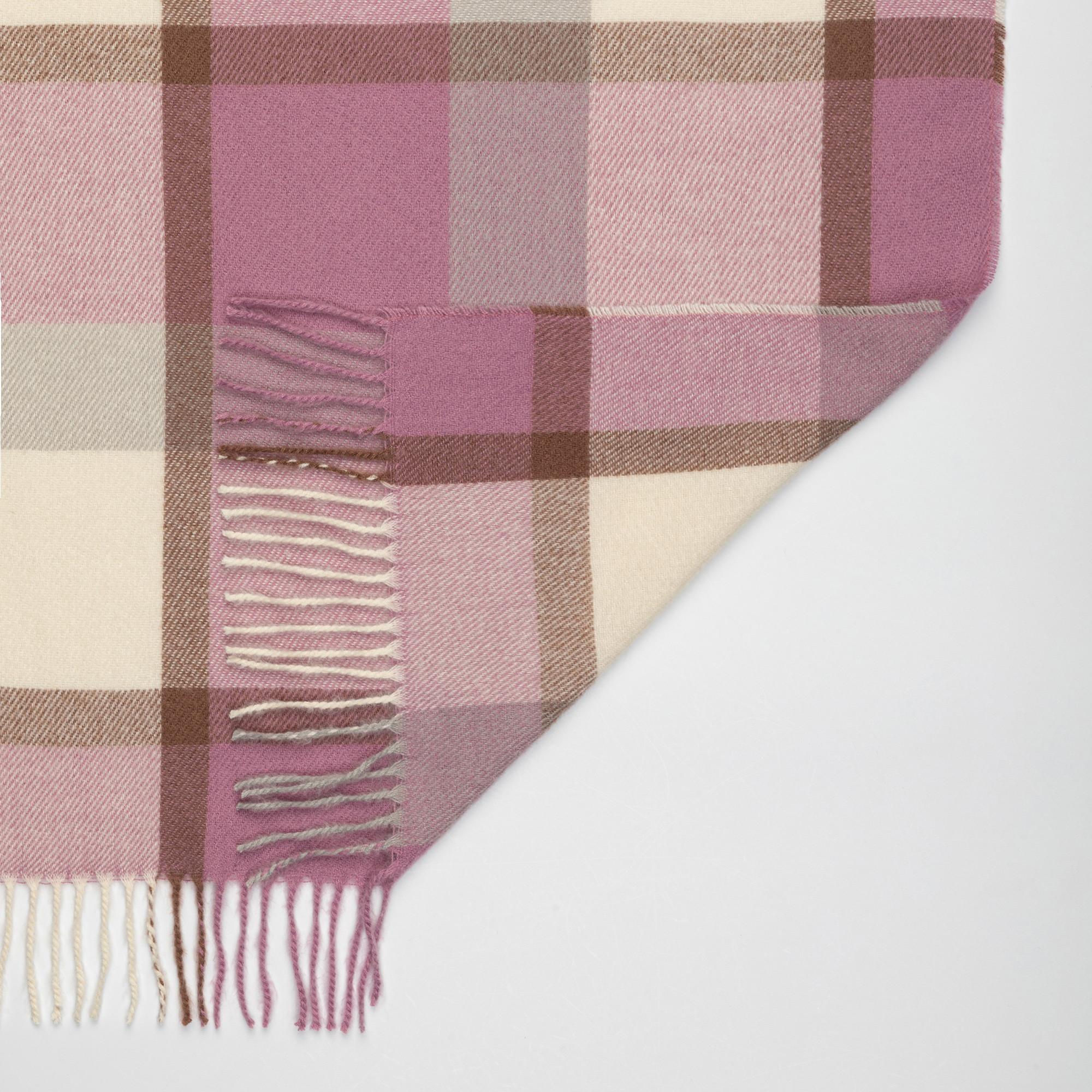 Manor Woman Sciarpa a quadri con frange  