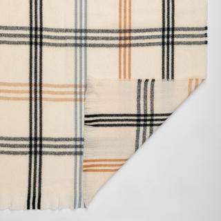 Manor Woman Echarpe Carreaux avec Franges  