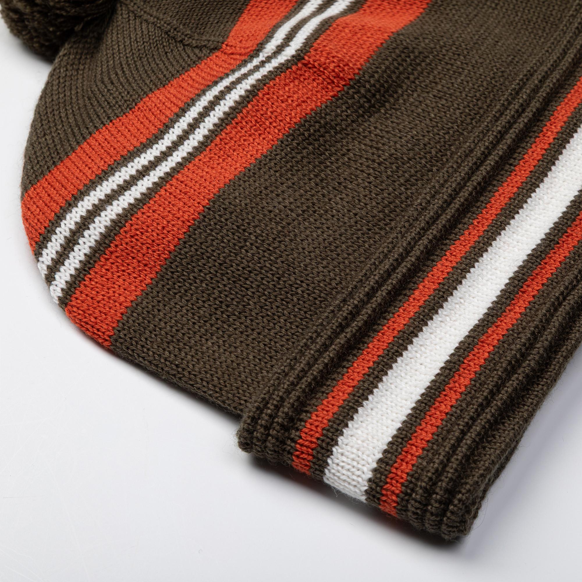 Manor Woman Berretto a Righe con Pompon  